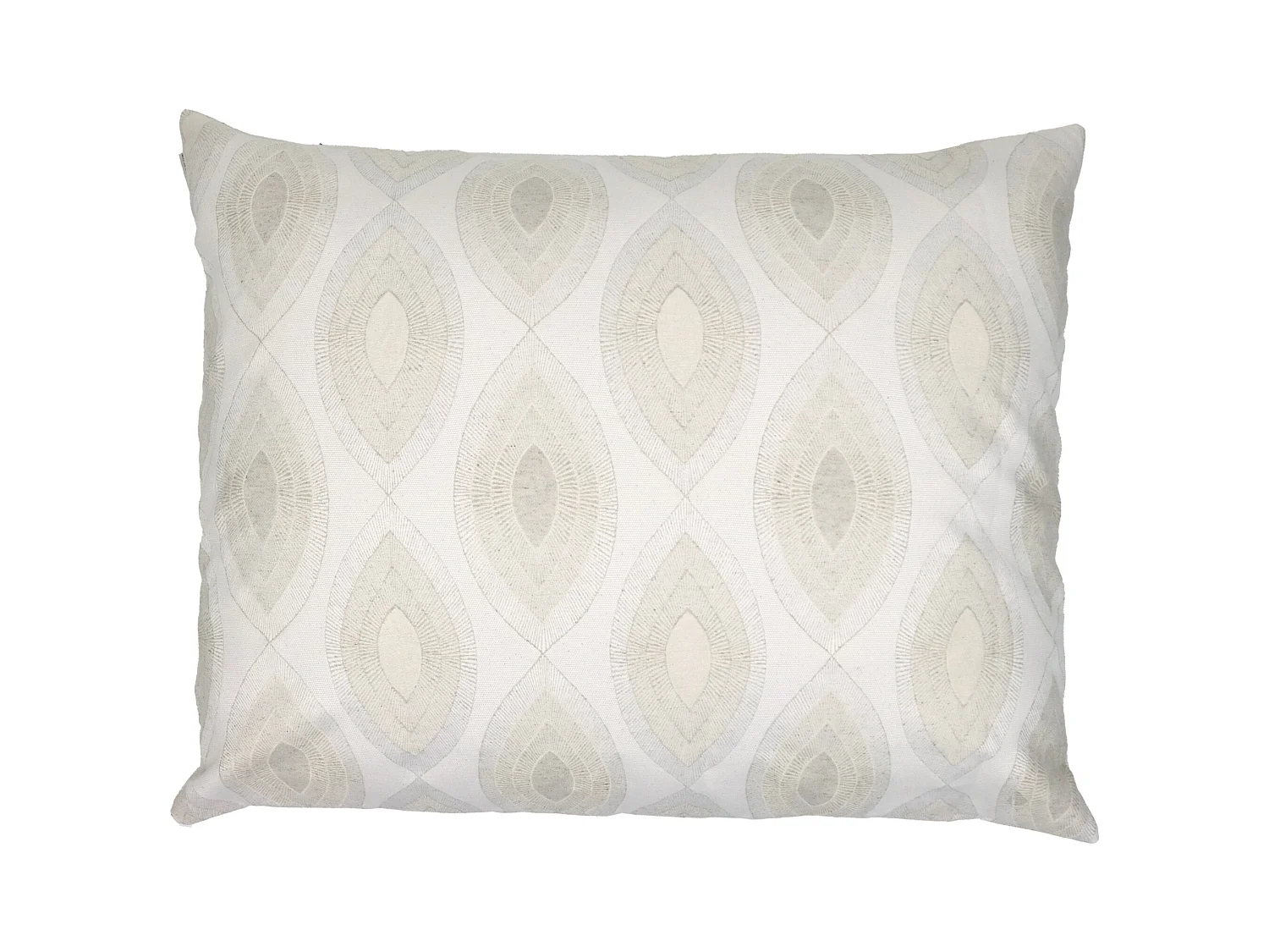 Housse de coussin 80x100 cm MAMA Ecru/Lin