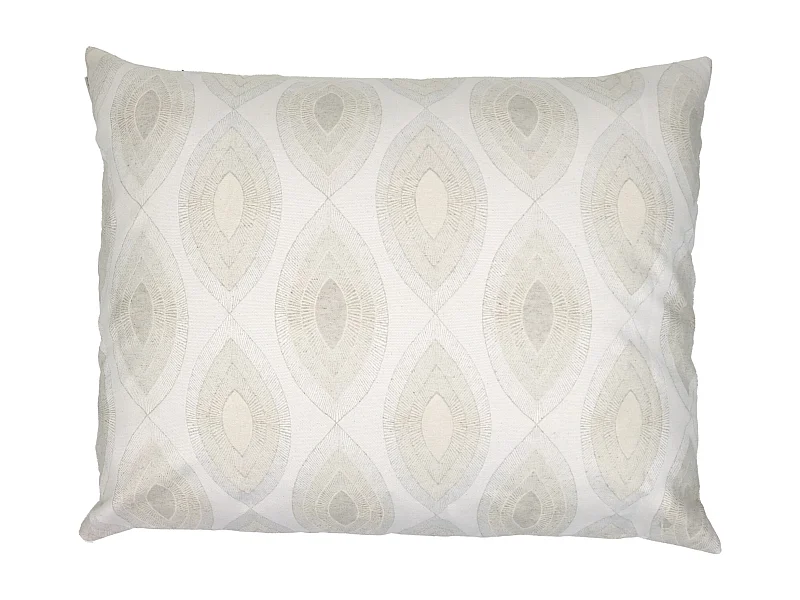 Housse de coussin 80x100 cm MAMA Ecru/Lin