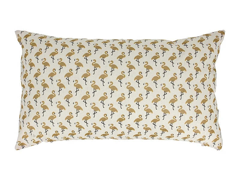 Housse de coussin 30x60 cm FLAMINGO Or