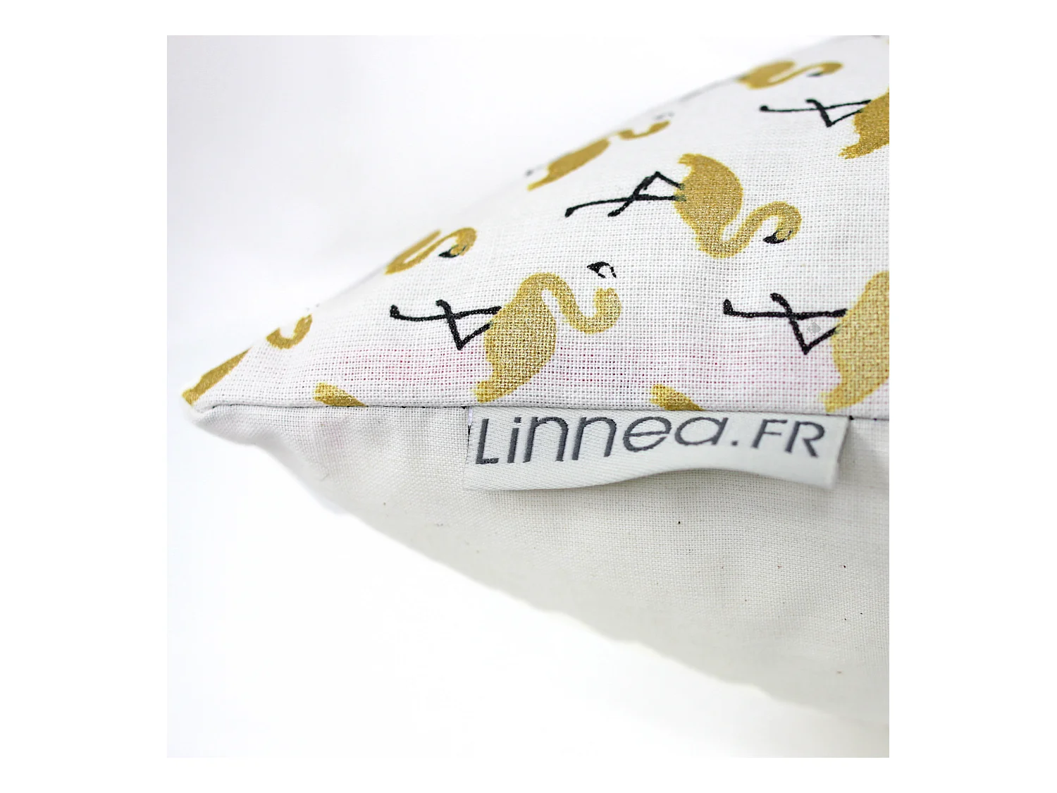 Housse de coussin 30X50 cm FLAMINGO Or