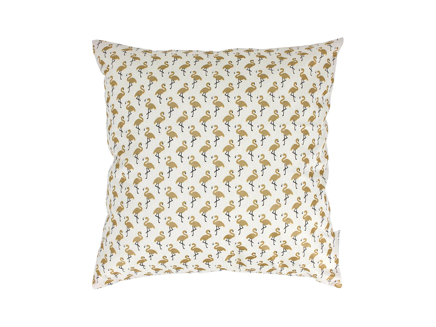 Housse de coussin 45x45 cm FLAMINGO Or