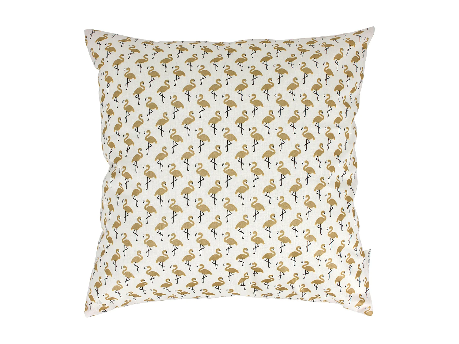Housse de coussin 45x45 cm FLAMINGO Or
