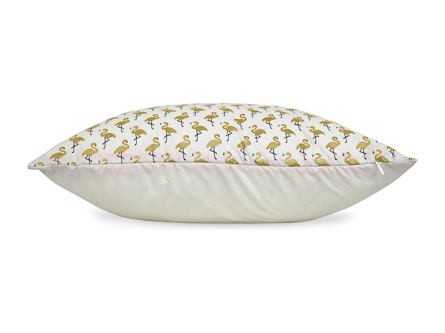 Housse de coussin 45x45 cm FLAMINGO Or