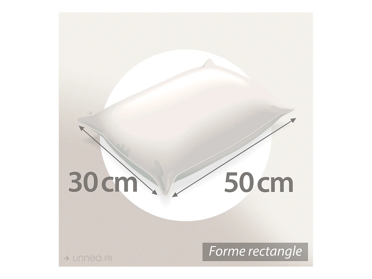 Coussin à recouvrir 30x50 cm garnissage Fibres polyester coussin Malin