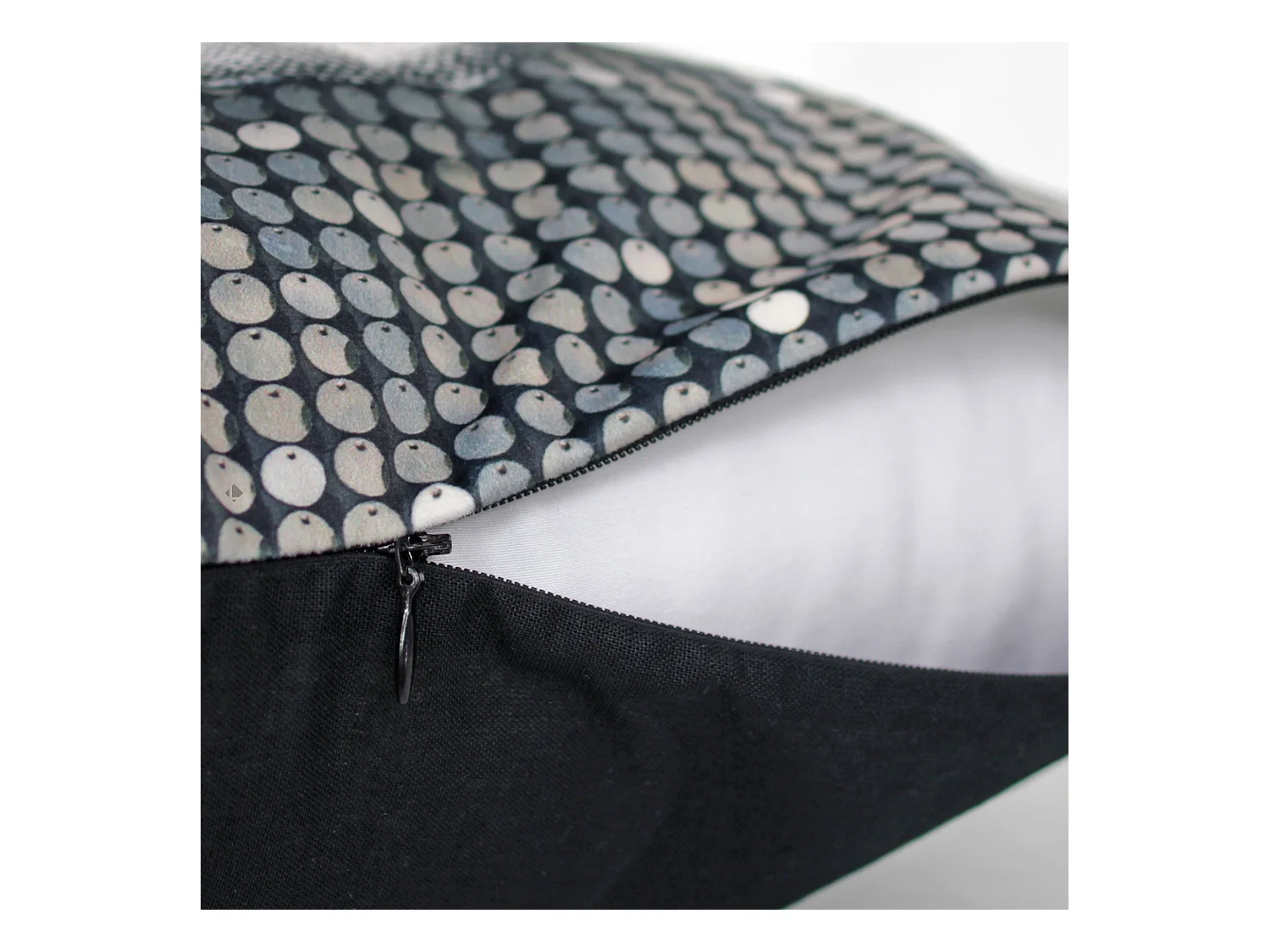 Housse de coussin 45x45 cm Tête de mort DJ disco