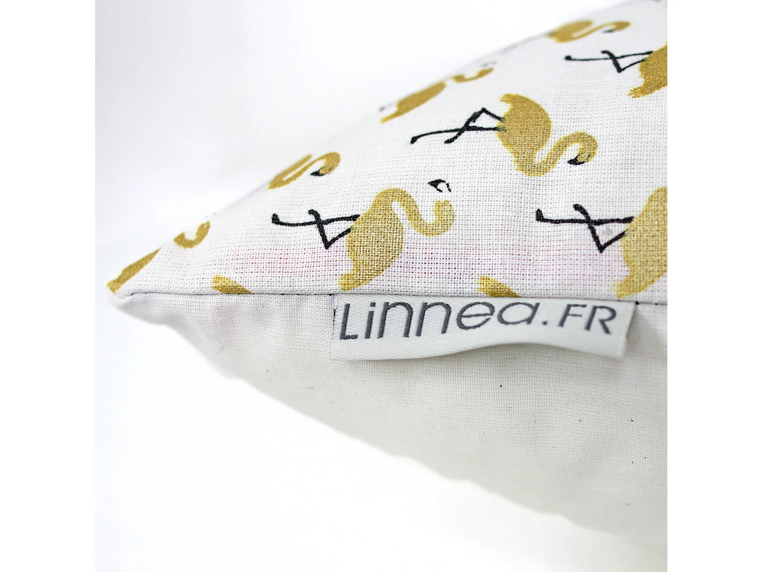 Housse de coussin 40x60 cm FLAMINGO Or