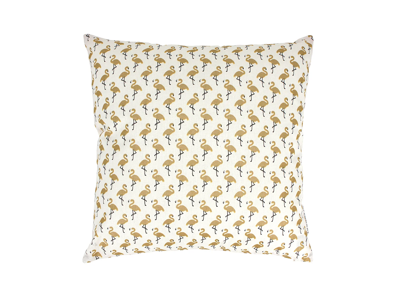 Housse de coussin 40x40 cm FLAMINGO Or