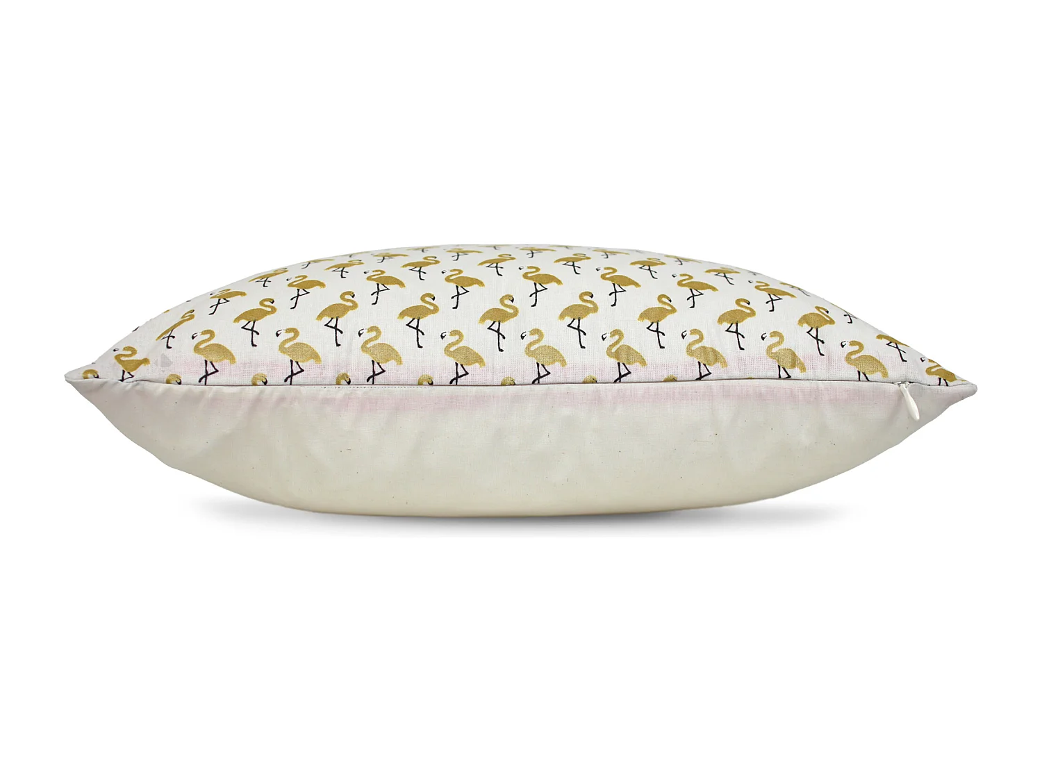 Housse de coussin 40x40 cm FLAMINGO Or