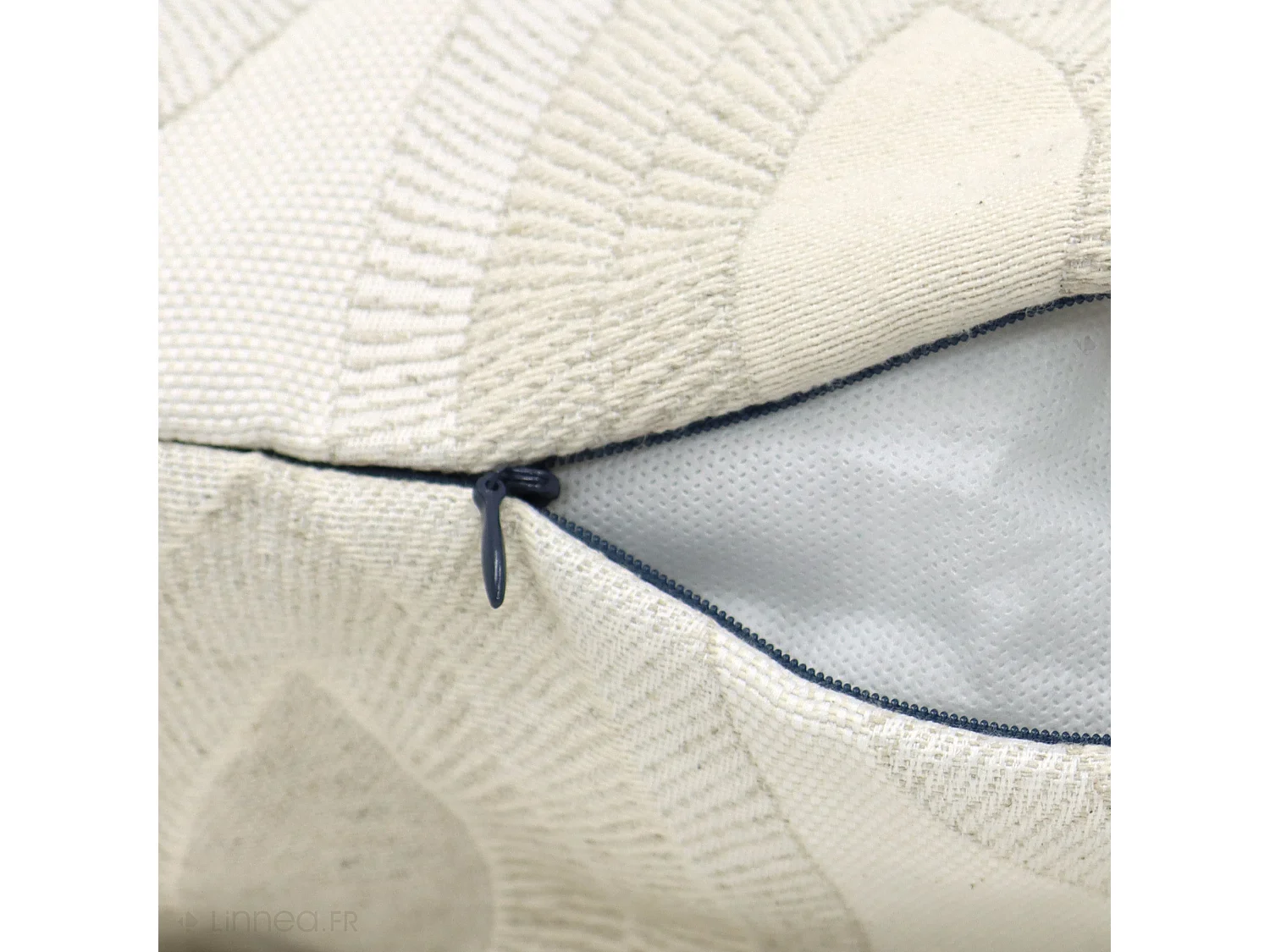 Housse de coussin 40x60 cm MAMA Ecru/Lin