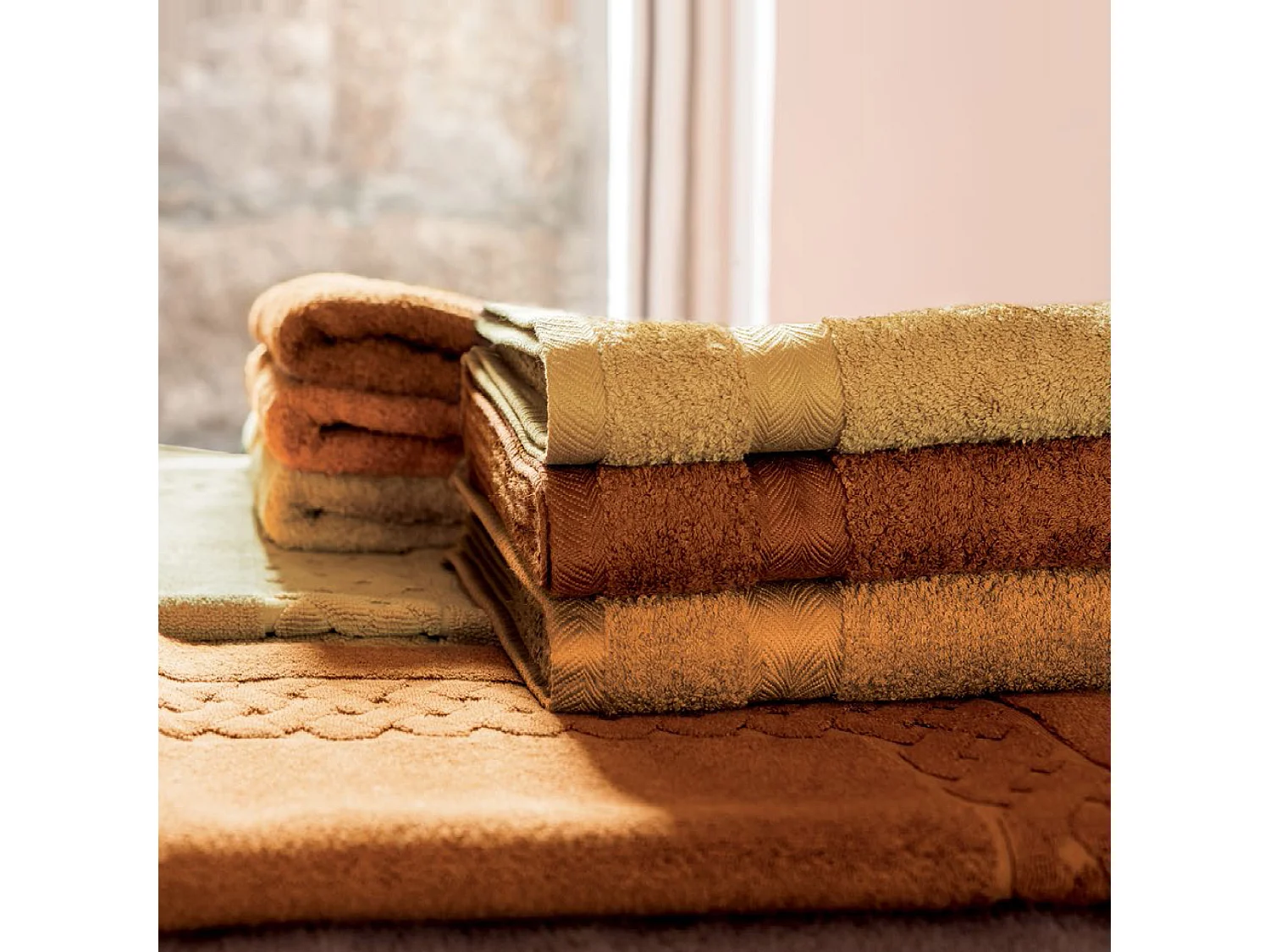 Tapis de bain 50x80 cm ROYAL CRESENT Vert Pastel 850 g/m2