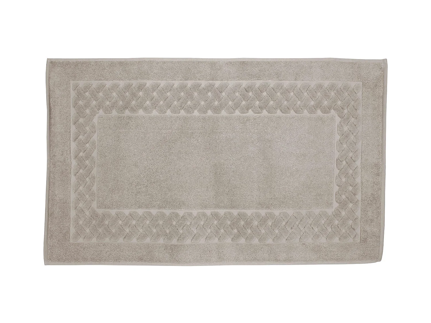 Tapis de bain 50x80 cm ROYAL CRESENT Gris Souris 850 g/m2