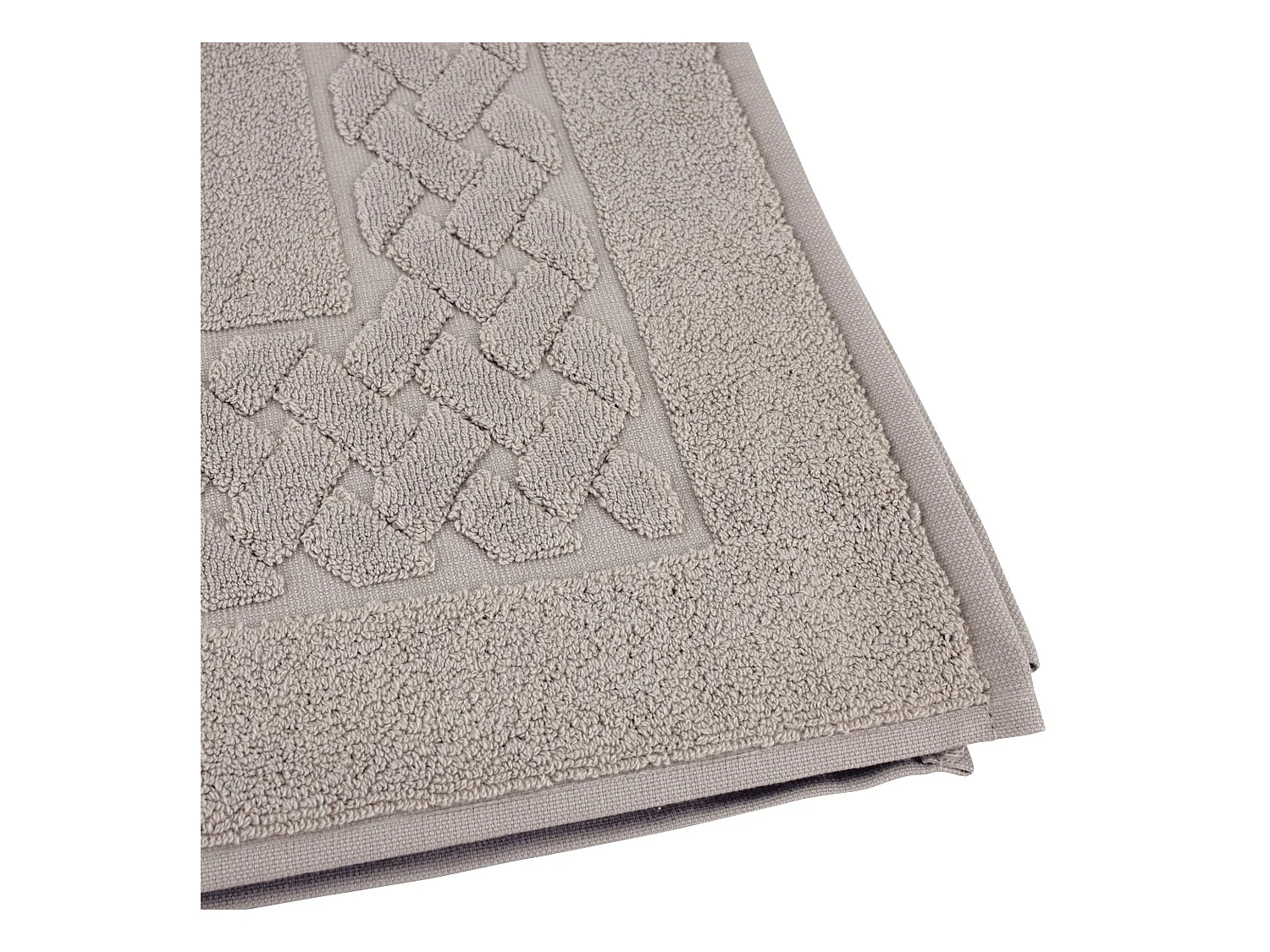 Tapis de bain 50x80 cm ROYAL CRESENT Gris Souris 850 g/m2