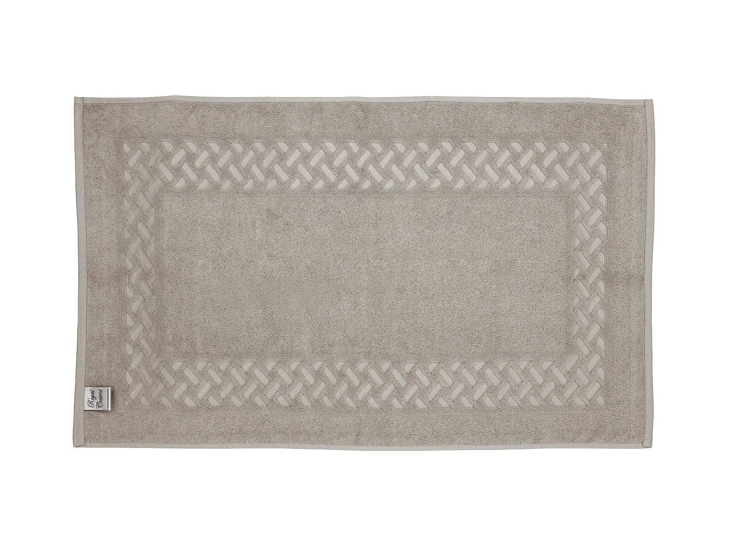 Tapis de bain 50x80 cm ROYAL CRESENT Gris Souris 850 g/m2