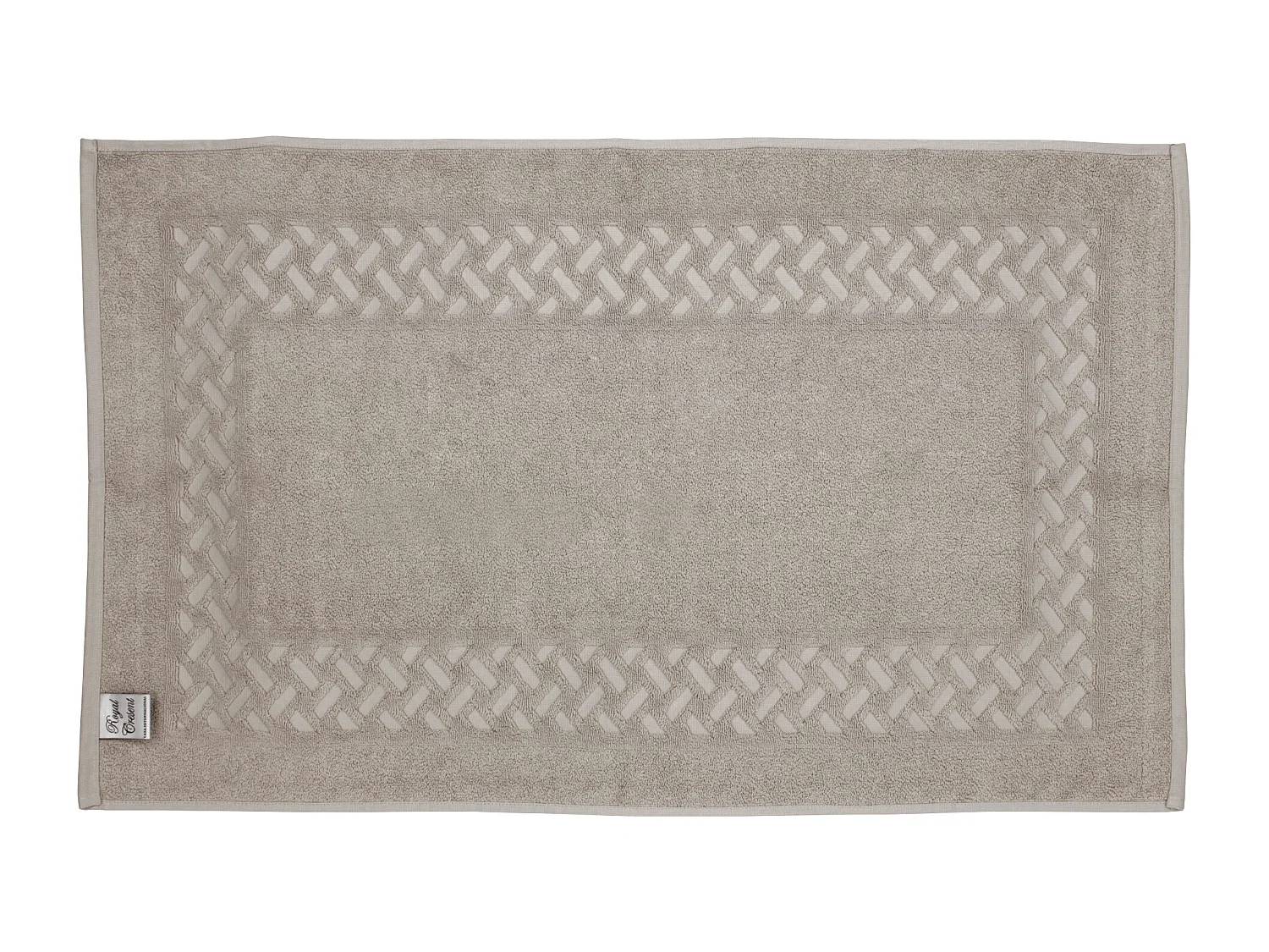 Tapis de bain 50x80 cm ROYAL CRESENT Gris Souris 850 g/m2