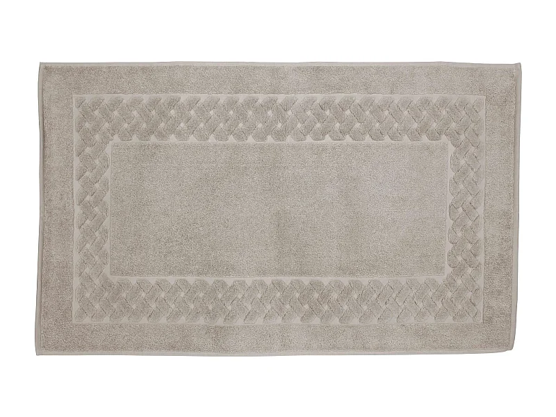 Tapis de bain 50x80 cm ROYAL CRESENT Gris Souris 850 g/m2