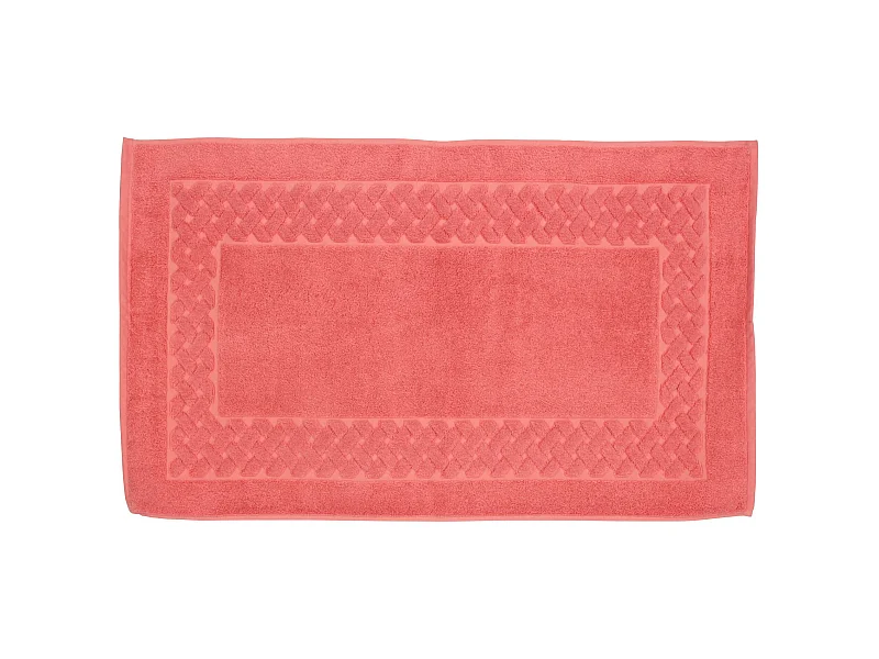 Tapis de bain 50x80 cm ROYAL CRESENT Rouge Terre Cuite 850 g/m2