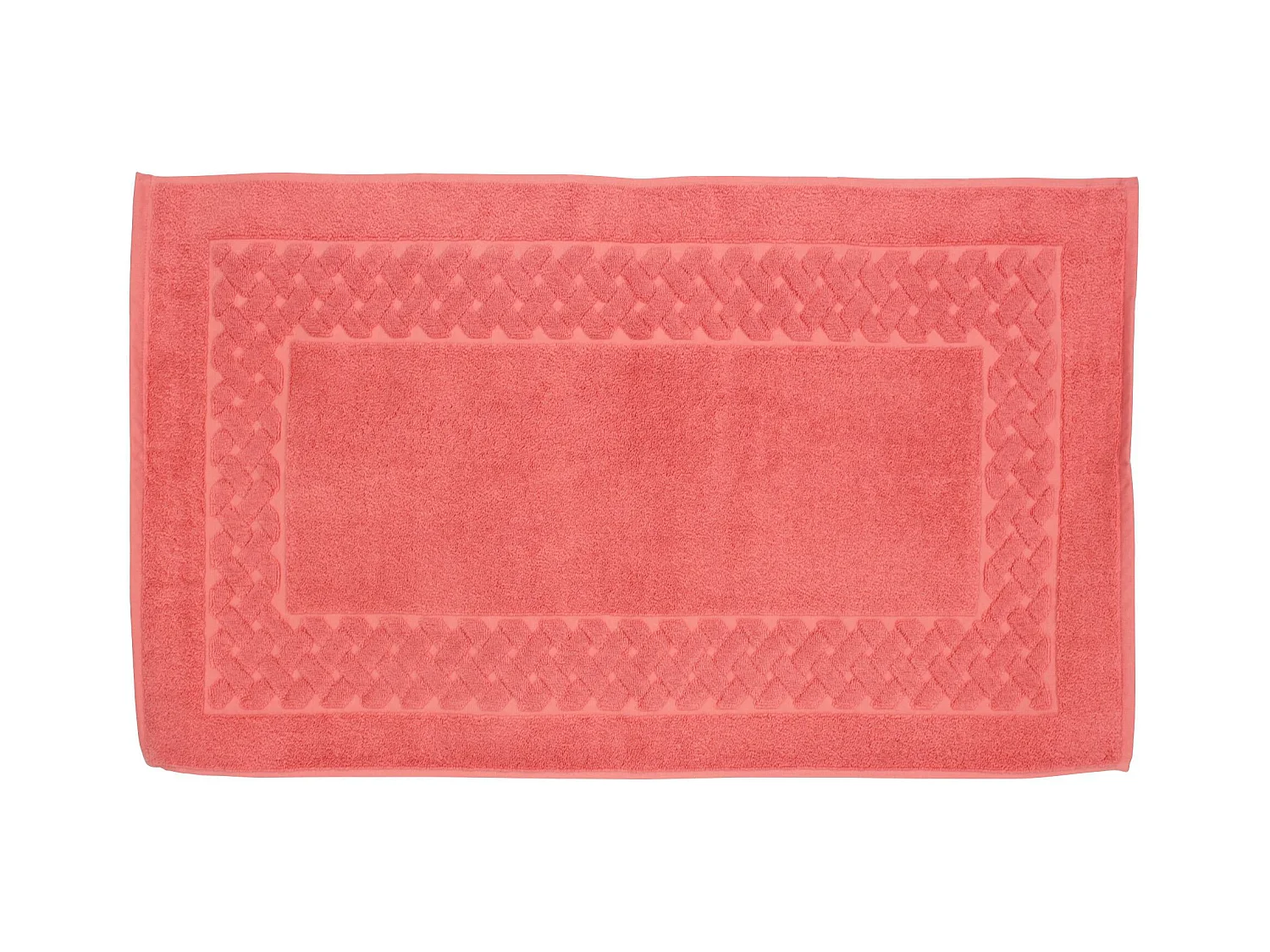 Tapis de bain 50x80 cm ROYAL CRESENT Rouge Terre Cuite 850 g/m2