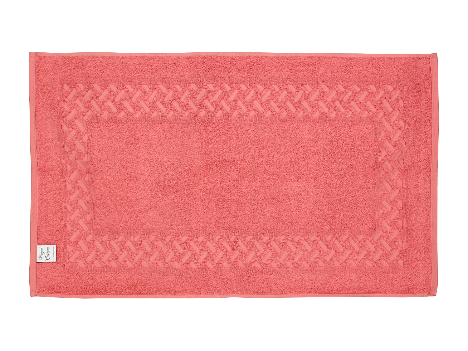 Tapis de bain 50x80 cm ROYAL CRESENT Rouge Terre Cuite 850 g/m2