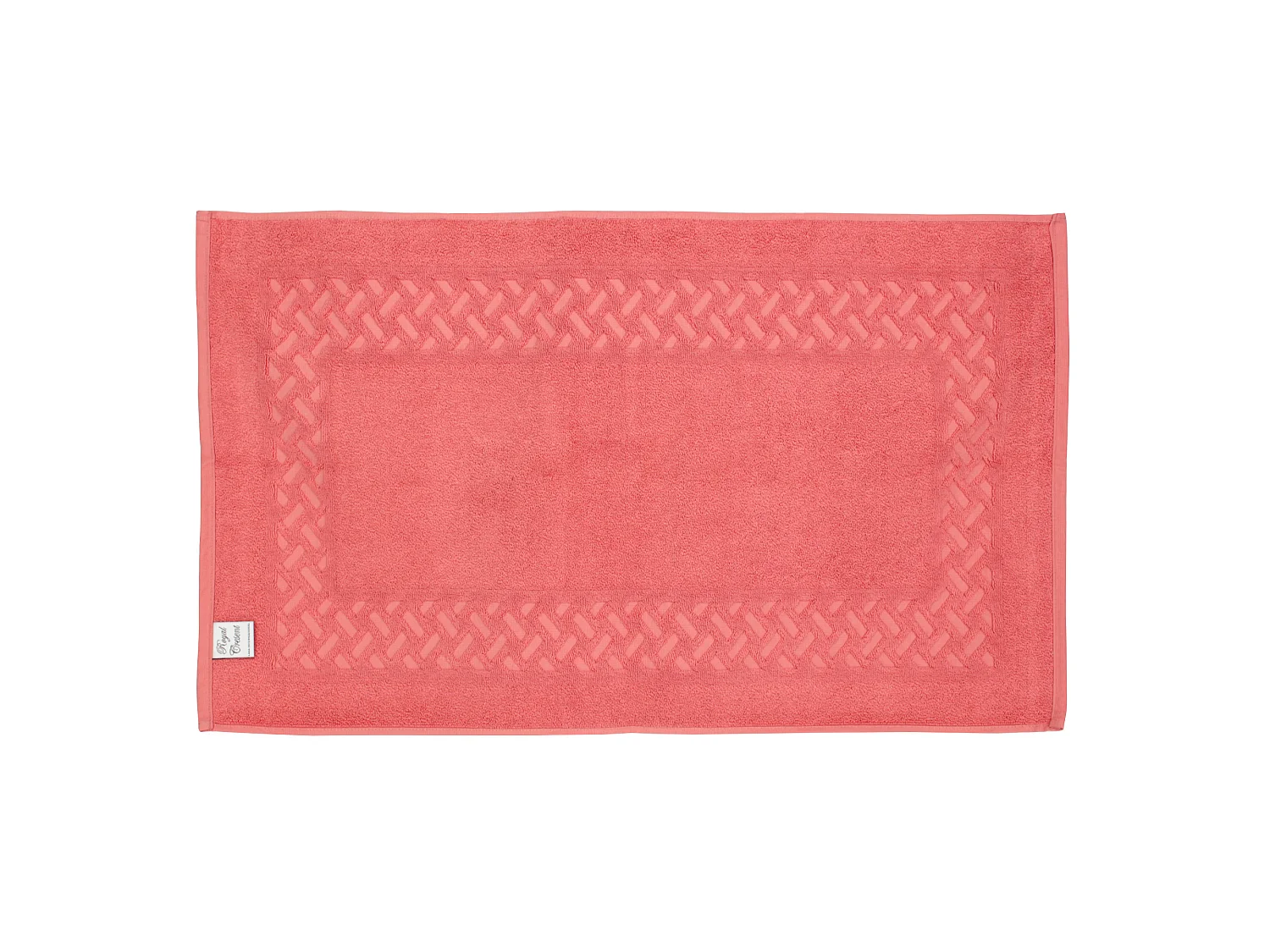 Tapis de bain 50x80 cm ROYAL CRESENT Rouge Terre Cuite 850 g/m2