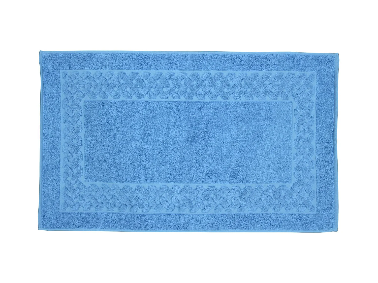 Tapis de bain 50x80 cm ROYAL CRESENT Bleu Ciel 850 g/m2