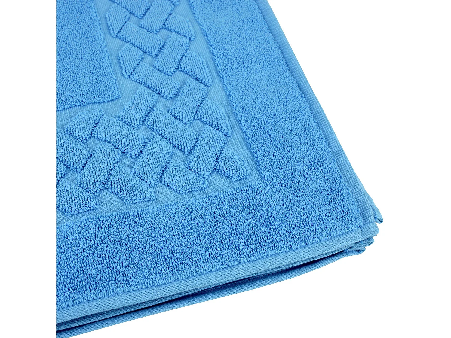 Tapis de bain 50x80 cm ROYAL CRESENT Bleu Ciel 850 g/m2