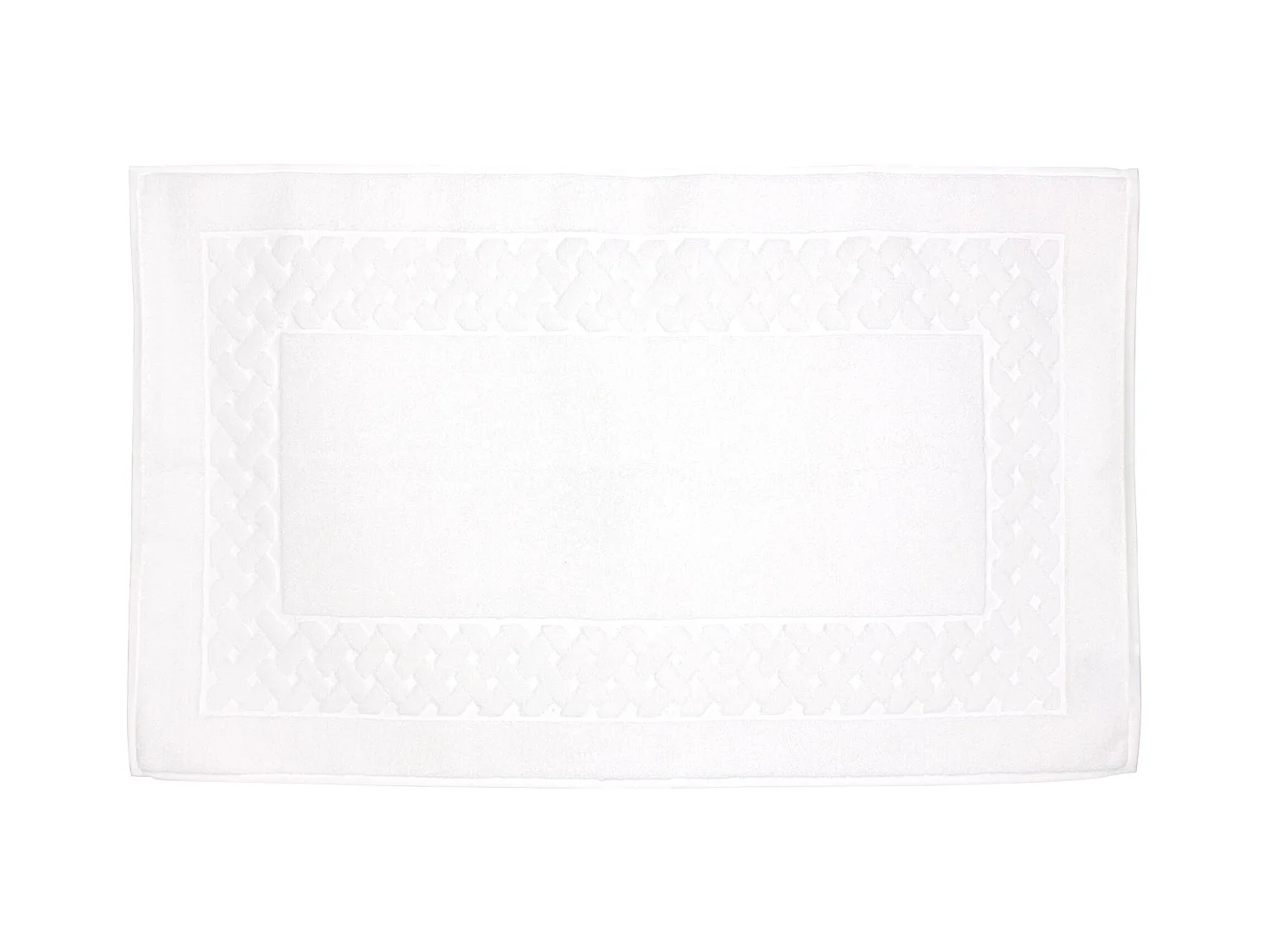 Tapis de bain 50x80 cm ROYAL CRESENT Blanc 850 g/m2