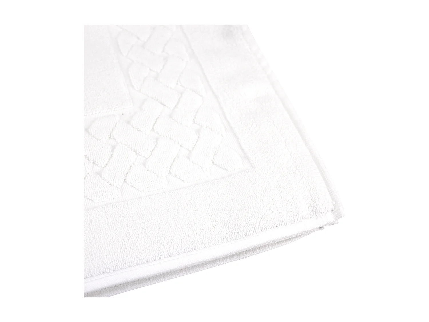 Tapis de bain 50x80 cm ROYAL CRESENT Blanc 850 g/m2