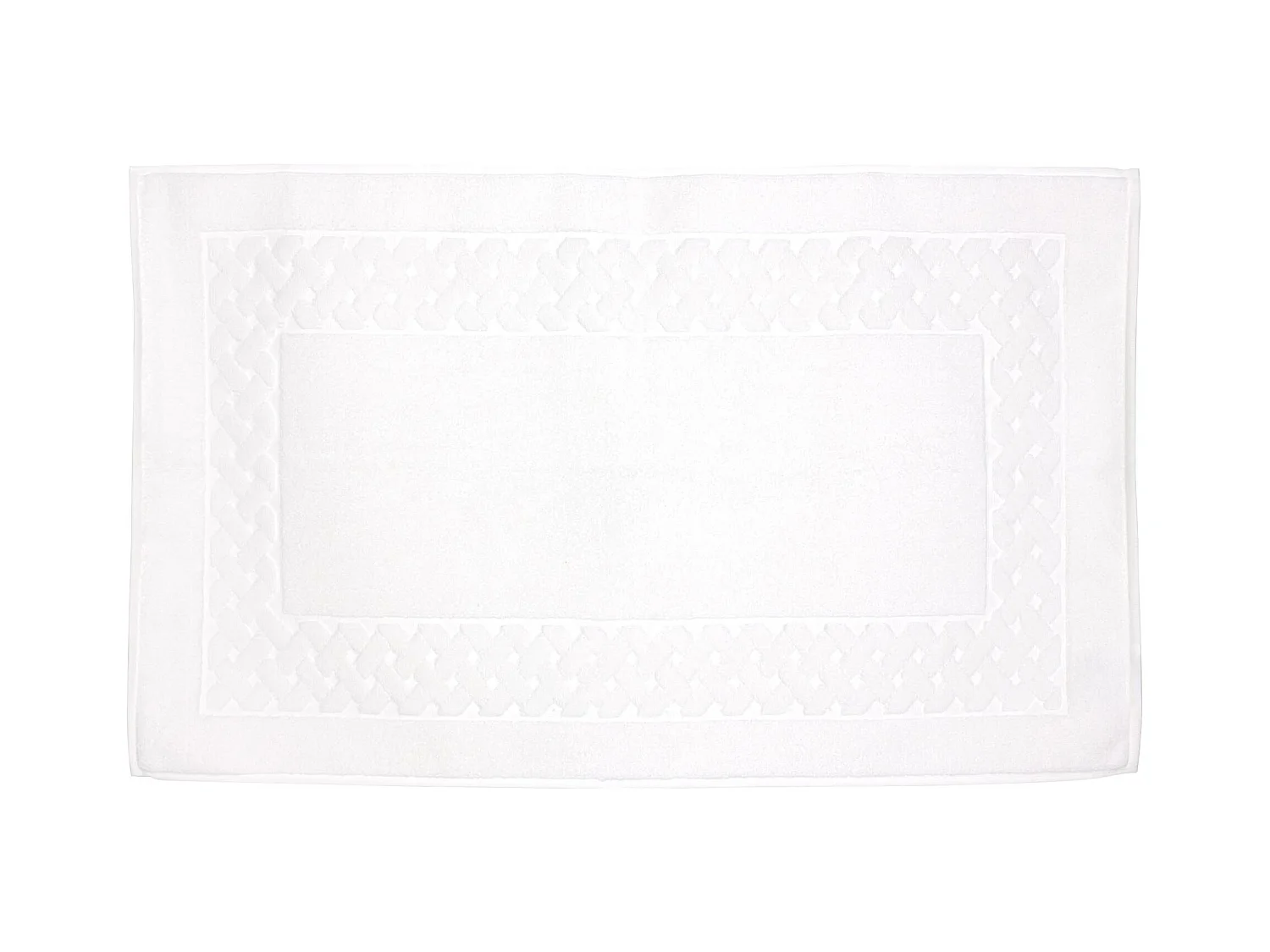 Tapis de bain 50x80 cm ROYAL CRESENT Blanc 850 g/m2