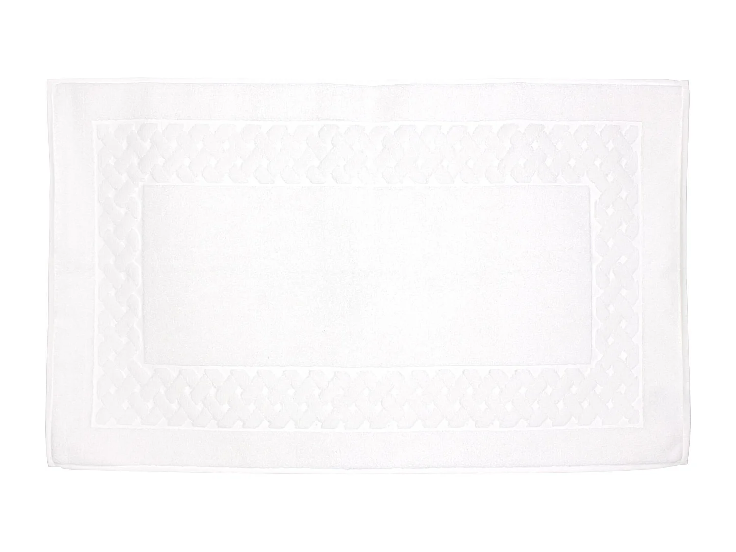 Tapis de bain 50x80 cm ROYAL CRESENT Blanc 850 g/m2