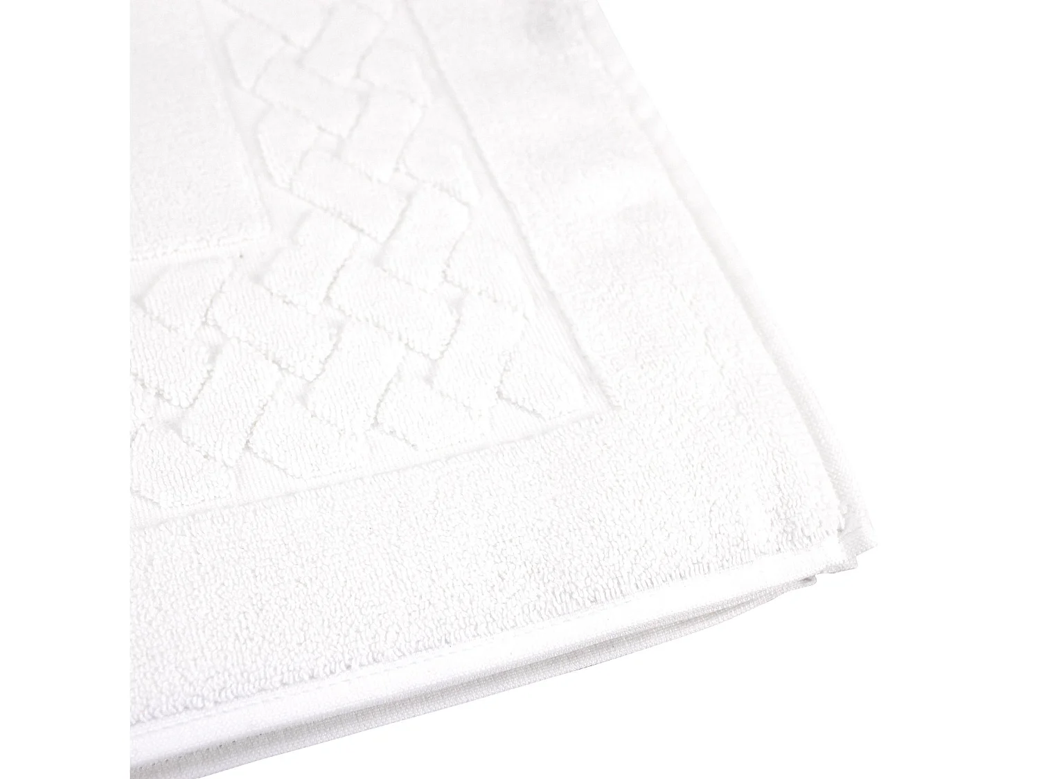 Tapis de bain 50x80 cm ROYAL CRESENT Blanc 850 g/m2