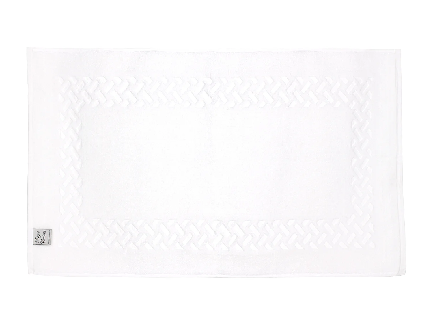 Tapis de bain 50x80 cm ROYAL CRESENT Blanc 850 g/m2