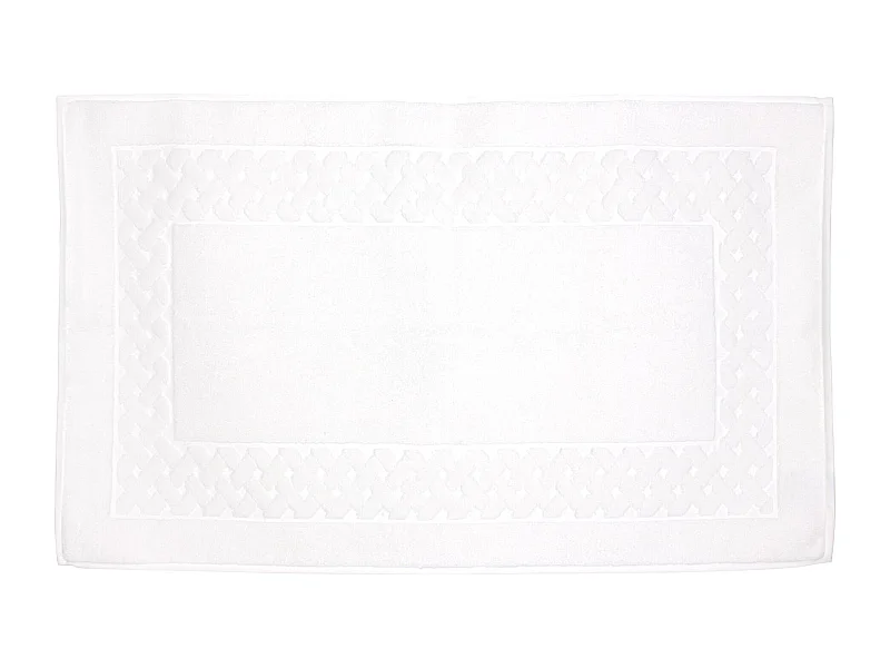 Tapis de bain 50x80 cm ROYAL CRESENT Blanc 850 g/m2