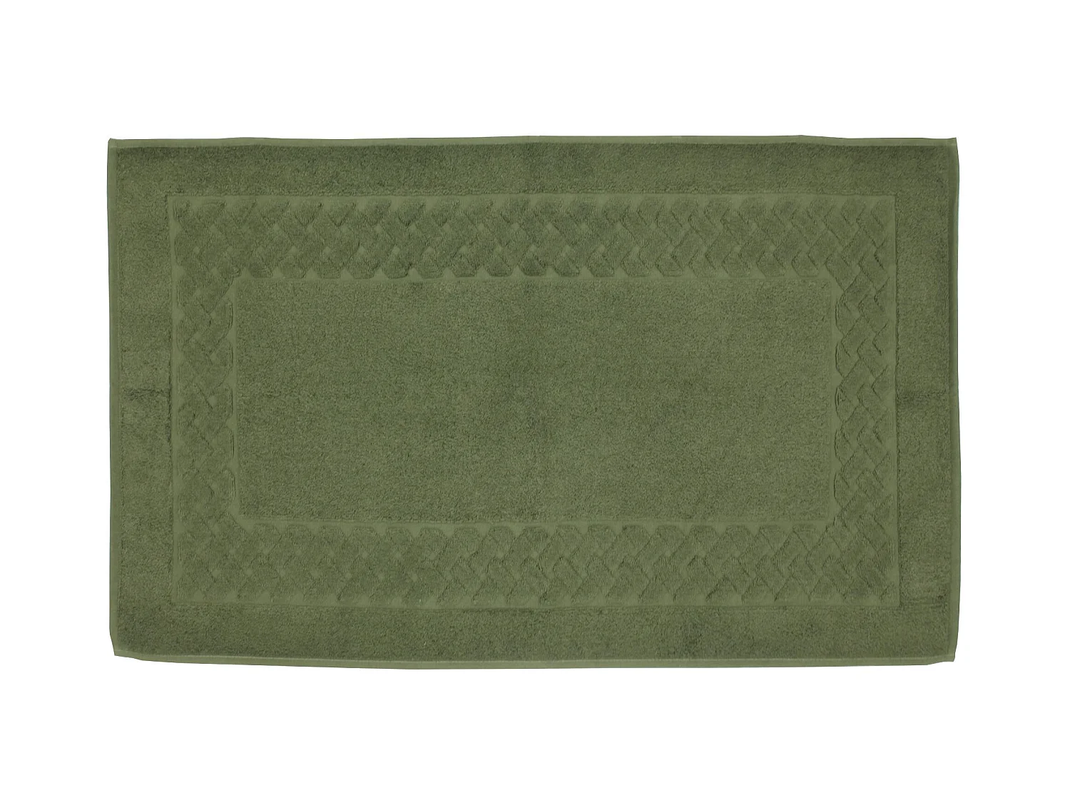 Tapis de bain 50x80 cm ROYAL CRESENT Vert Bouteille 850 g/m2
