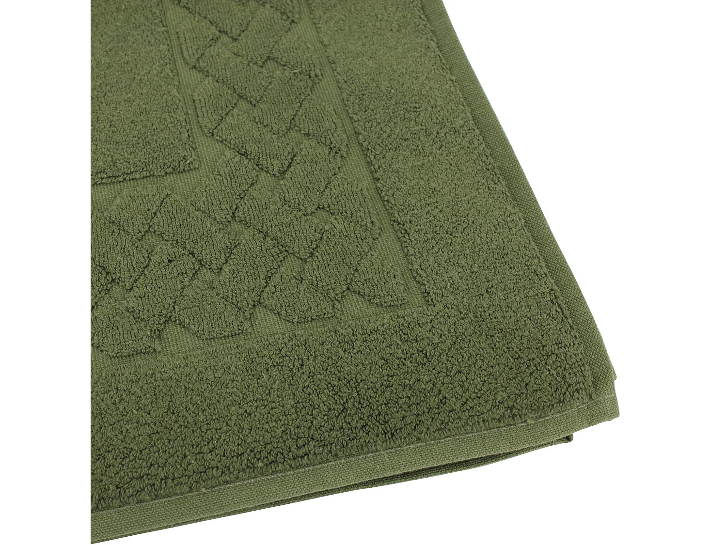 Tapis de bain 50x80 cm ROYAL CRESENT Vert Bouteille 850 g/m2