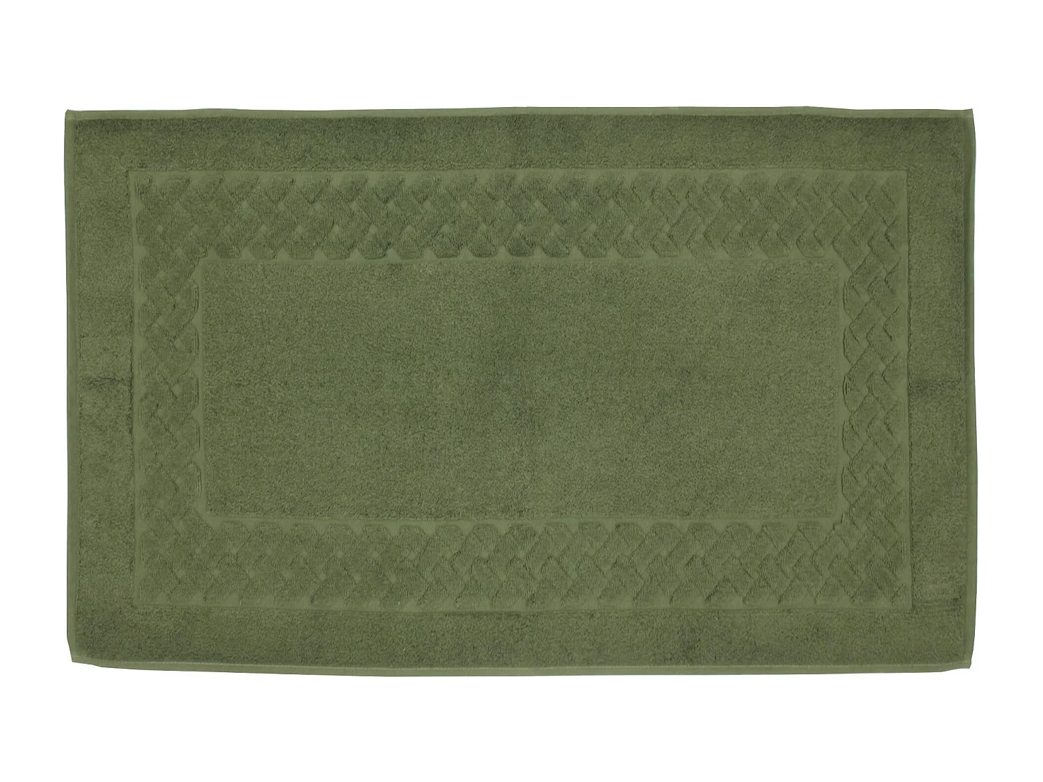 Tapis de bain 50x80 cm ROYAL CRESENT Vert Bouteille 850 g/m2