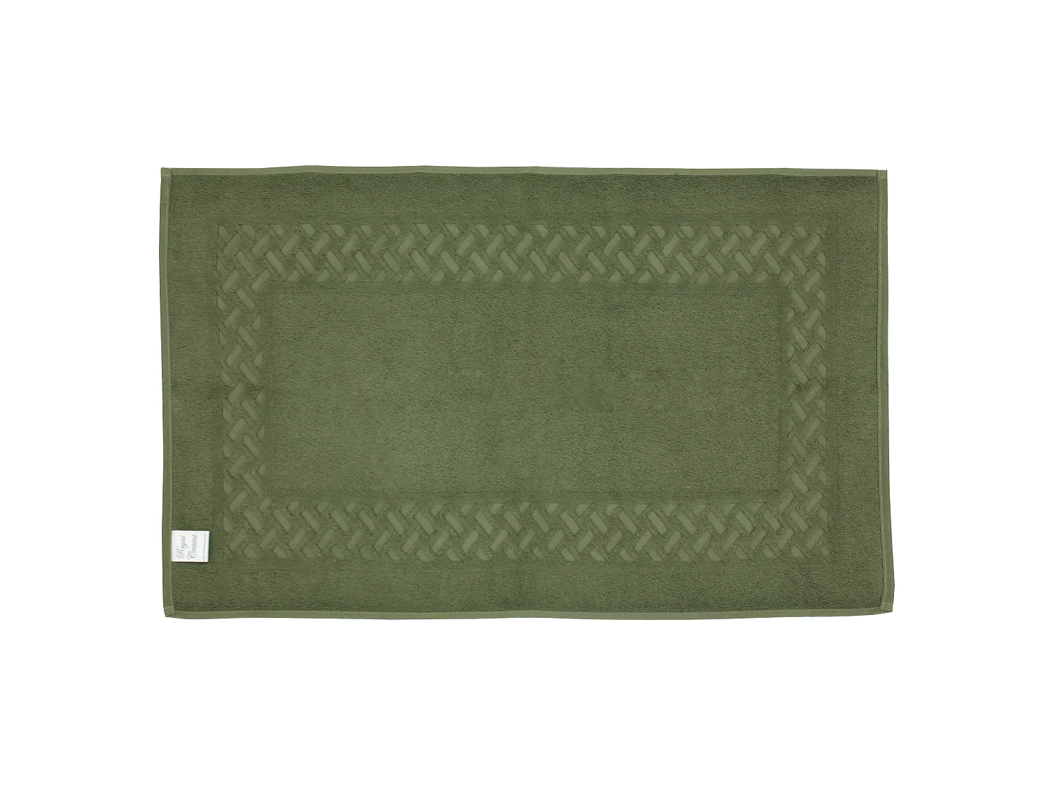 Tapis de bain 50x80 cm ROYAL CRESENT Vert Bouteille 850 g/m2