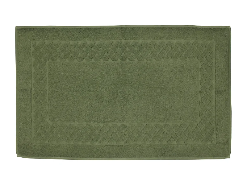 Tapis de bain 50x80 cm ROYAL CRESENT Vert Bouteille 850 g/m2