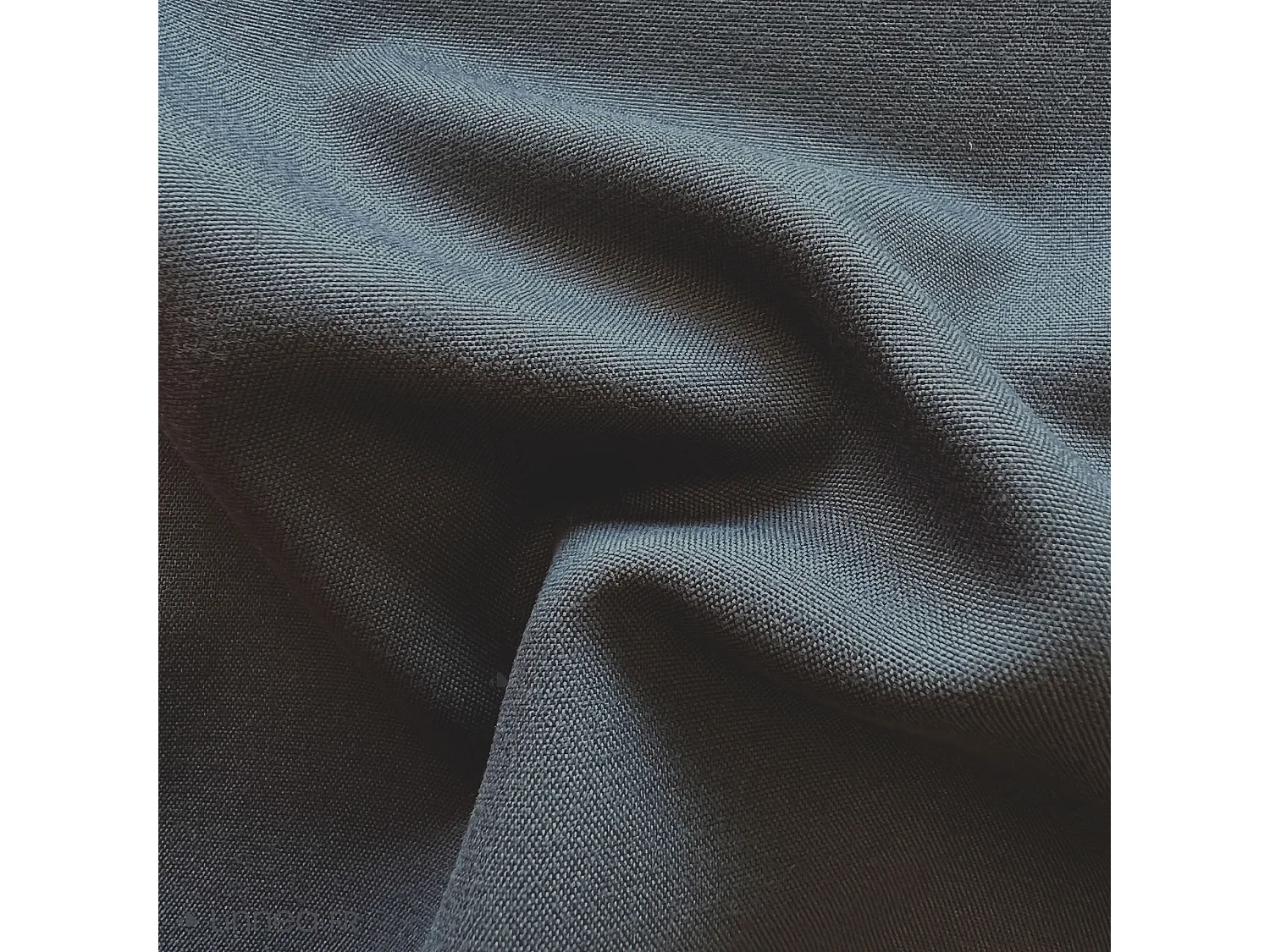 Lot de 2 taies d'oreiller 50x70 cm polyester microfibre LAGO noir magnet