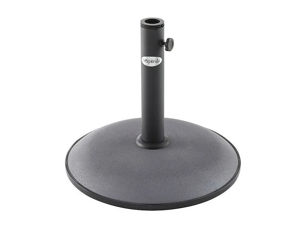 Pied de parasol 15 kg Hespéride en béton gris