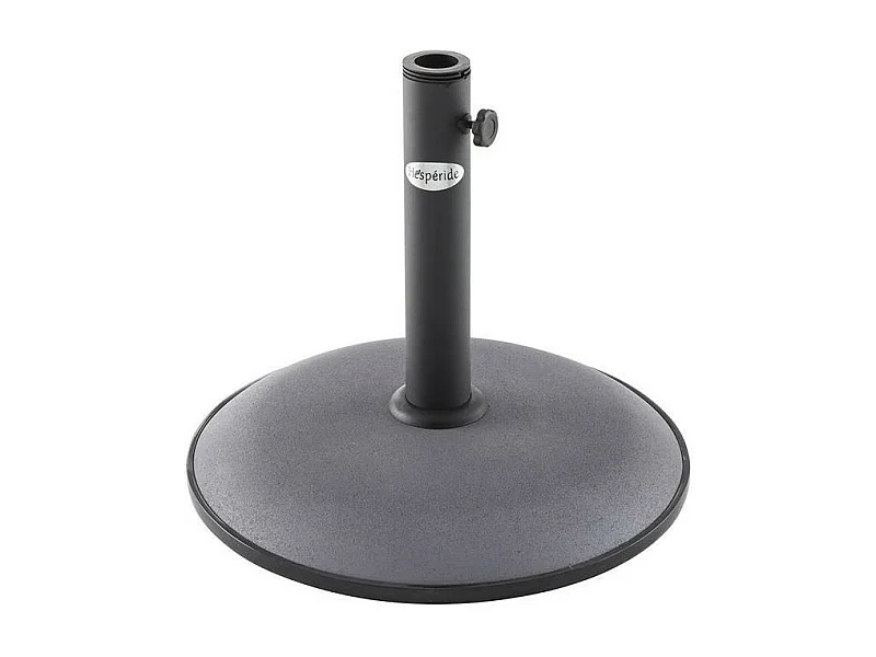 Pied de parasol 15 kg Hespéride en béton gris