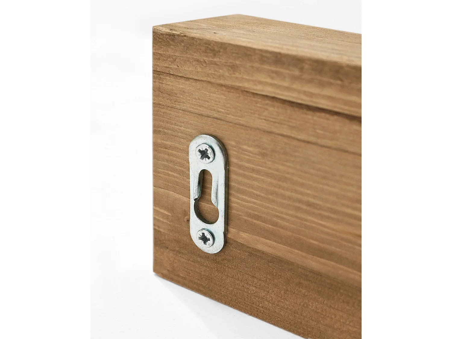 Porte-manteau mural en bois de sapin vieilli 61x9,5cm - KATE - DECOWOOD