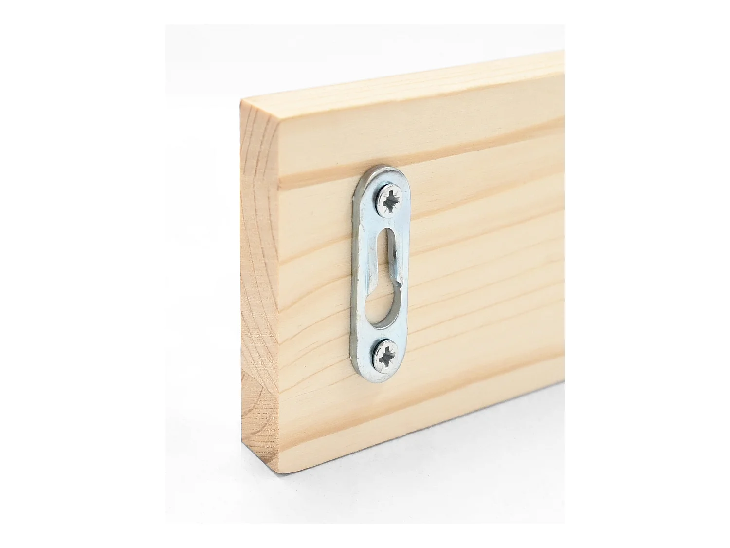 Colgador de pared de madera maciza en tono natural de 26x5cm - KATE - DECOWOOD