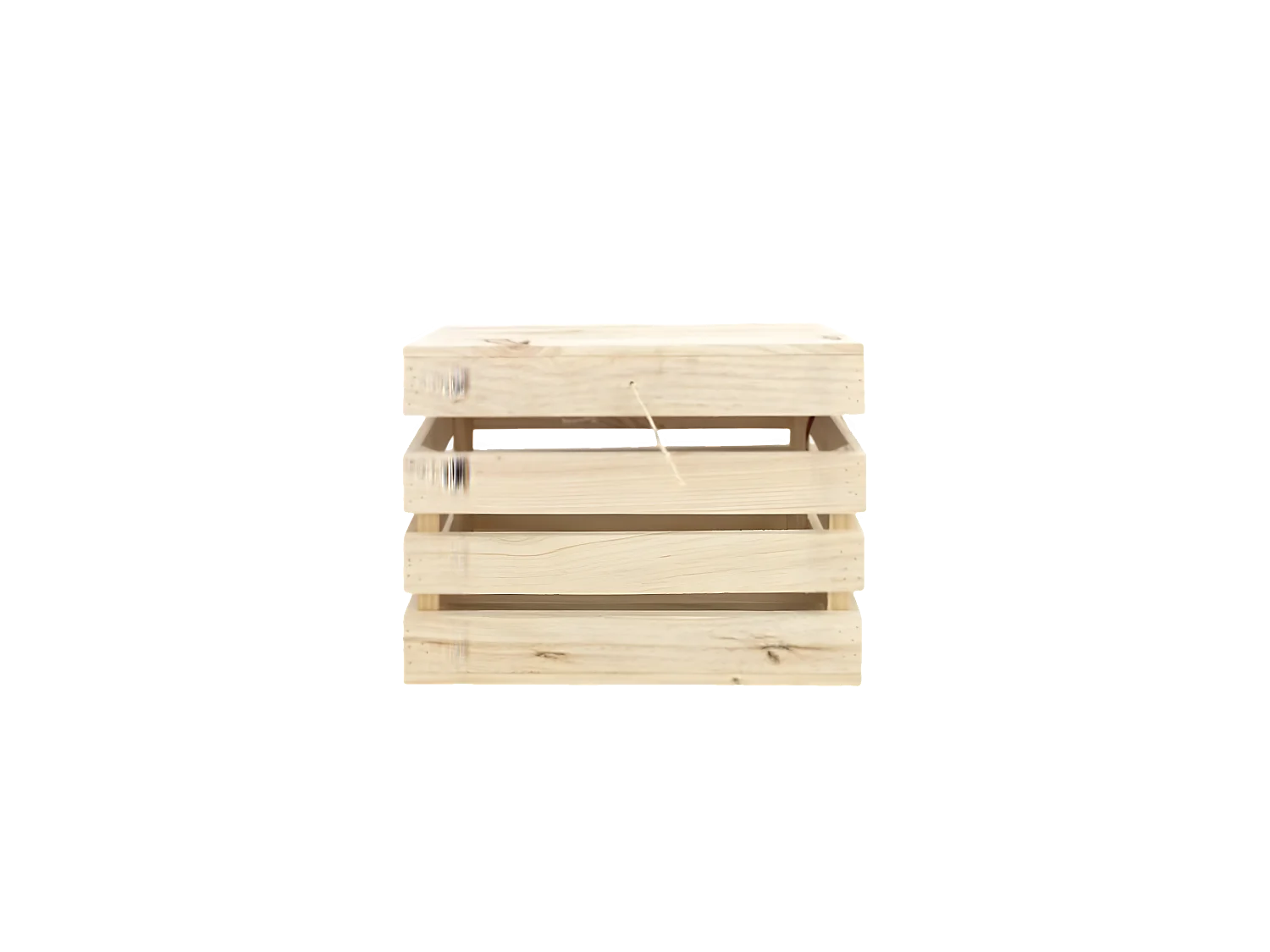 Coffre en bois de pin vieilli 49x29,5cm - BOX - DECOWOOD