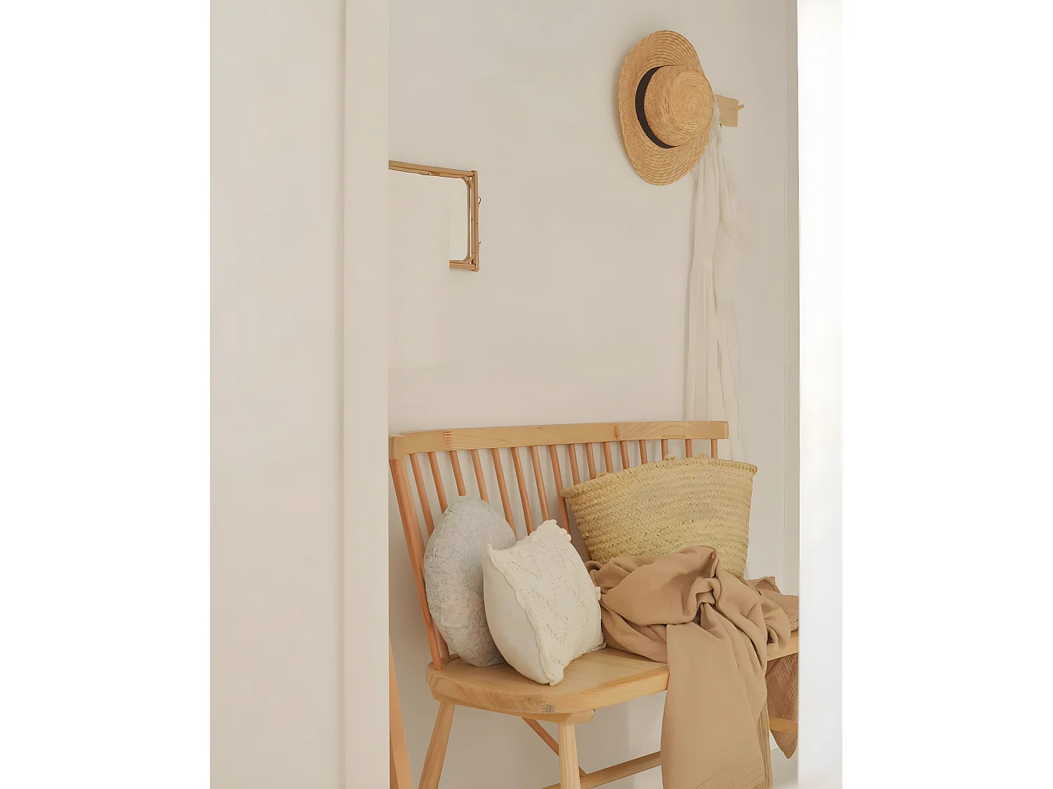 Cesta di sparto naturale di 50x35x35cm - MENORCA - DECOWOOD