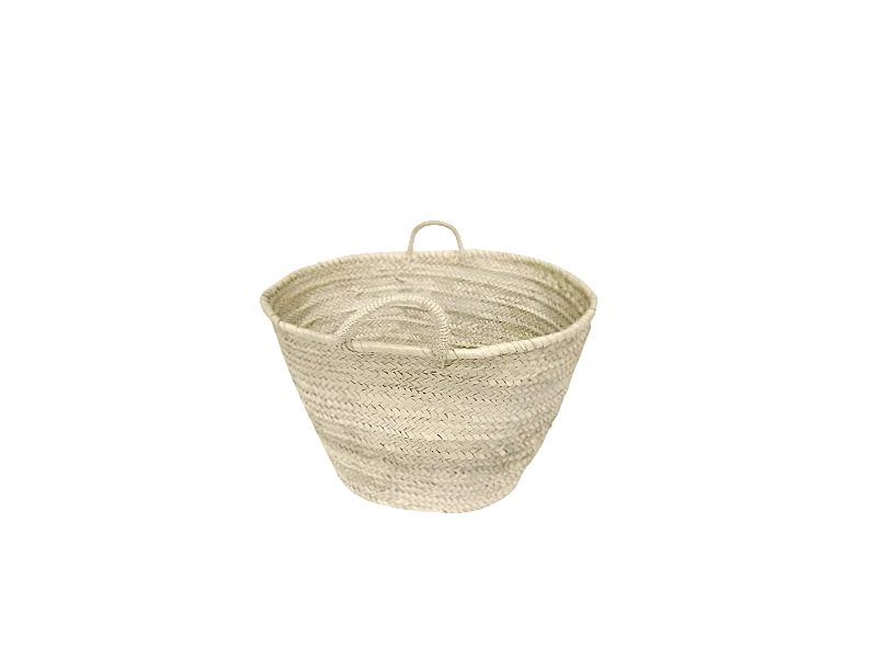 Cesta di sparto naturale di 50x35x35cm - MENORCA - DECOWOOD