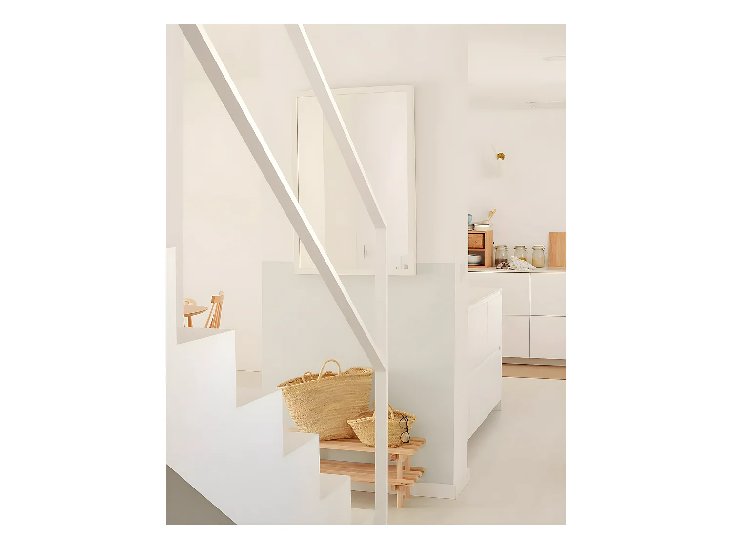 Capazo de esparto natural de 40x30x30cm - MENORCA - DECOWOOD