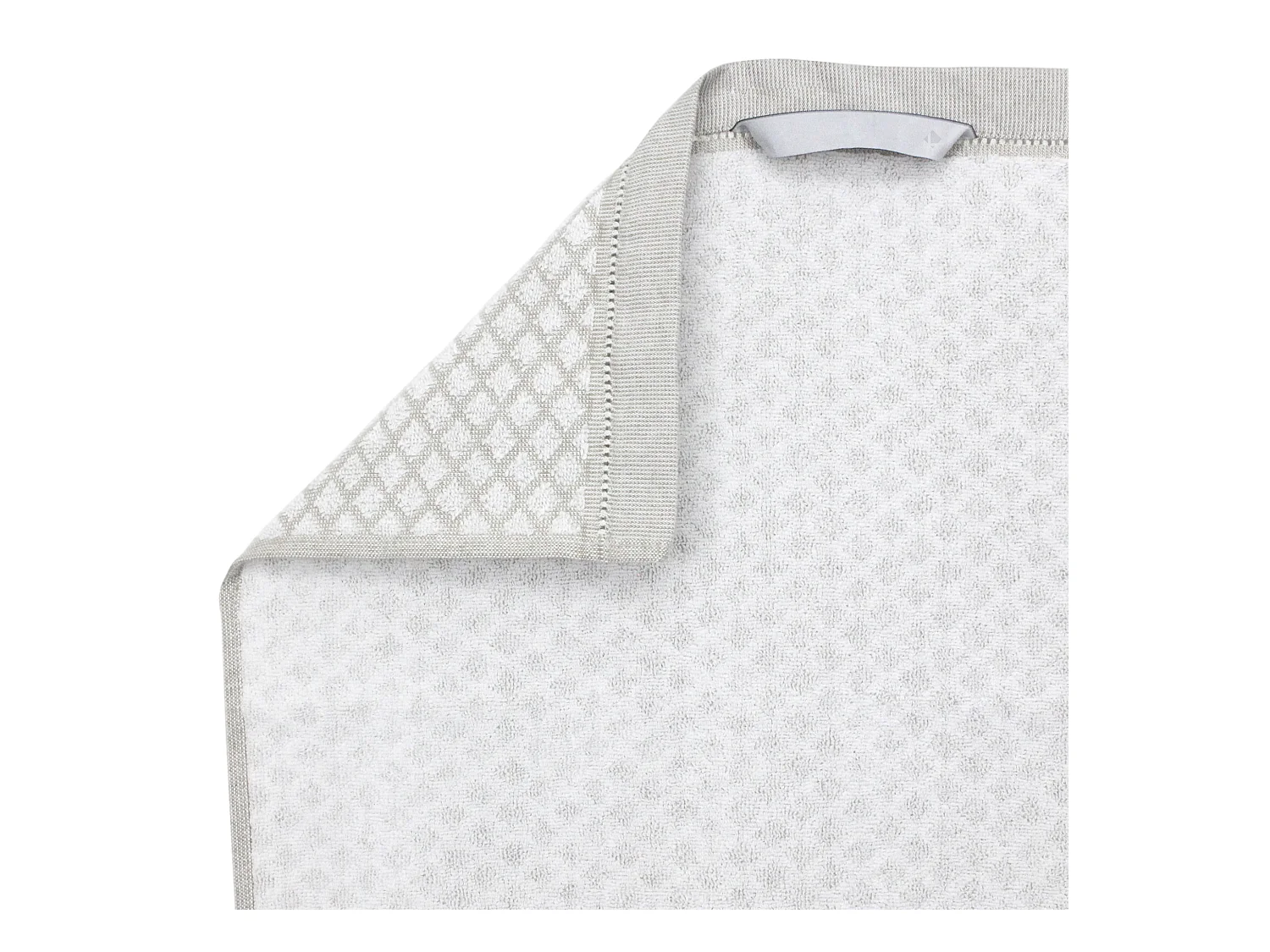 Lot de 2 serviettes de toilette 50x100 cm LINEN blanc