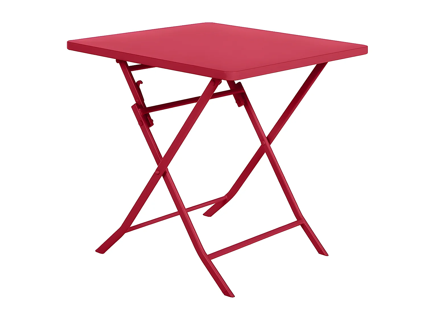 Table carrée pliante Greensboro 2p grenade Hespéride