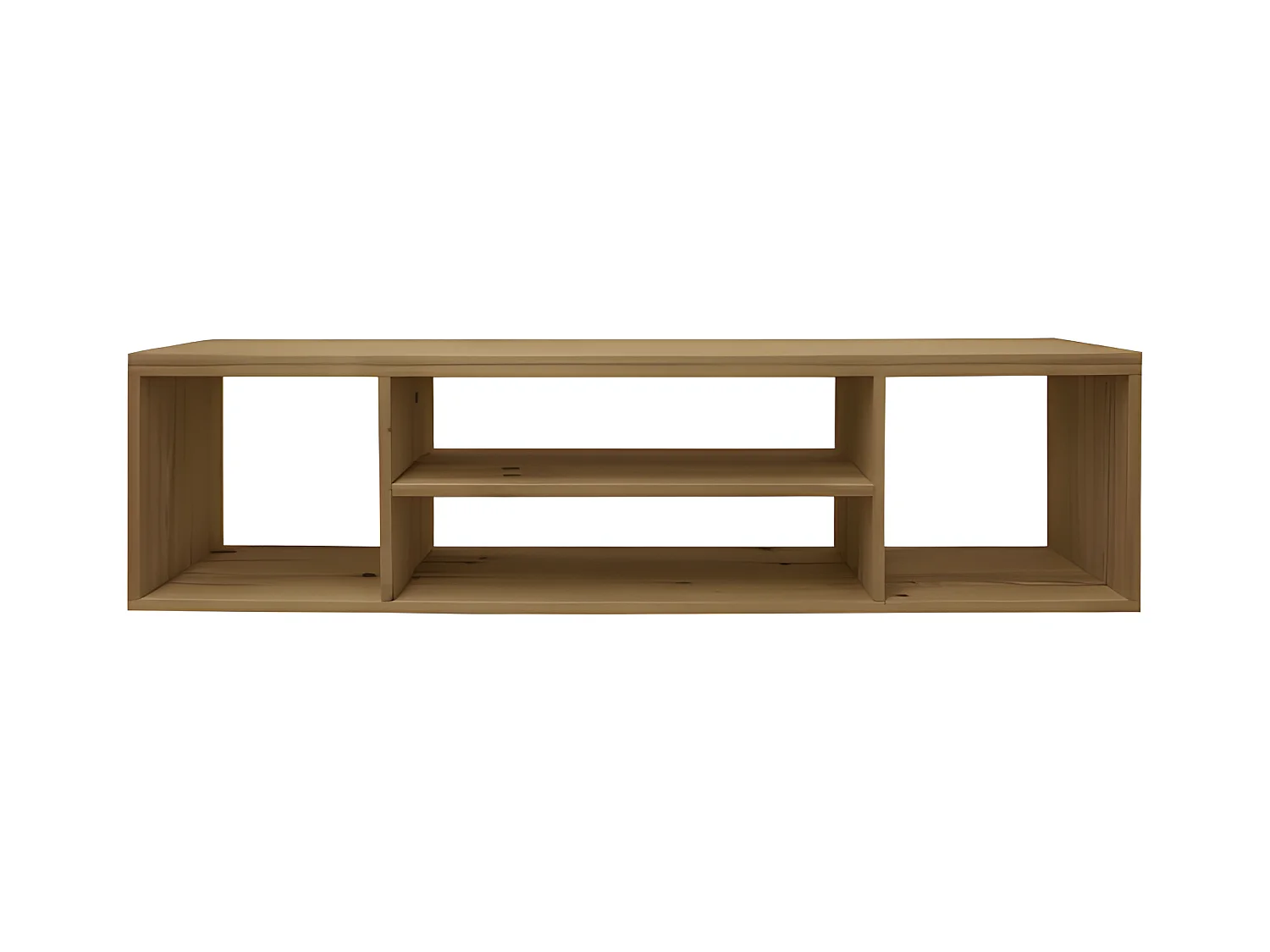 Meuble en bois de pin couleur vieilli 160x40cm - HERA - DECOWOOD