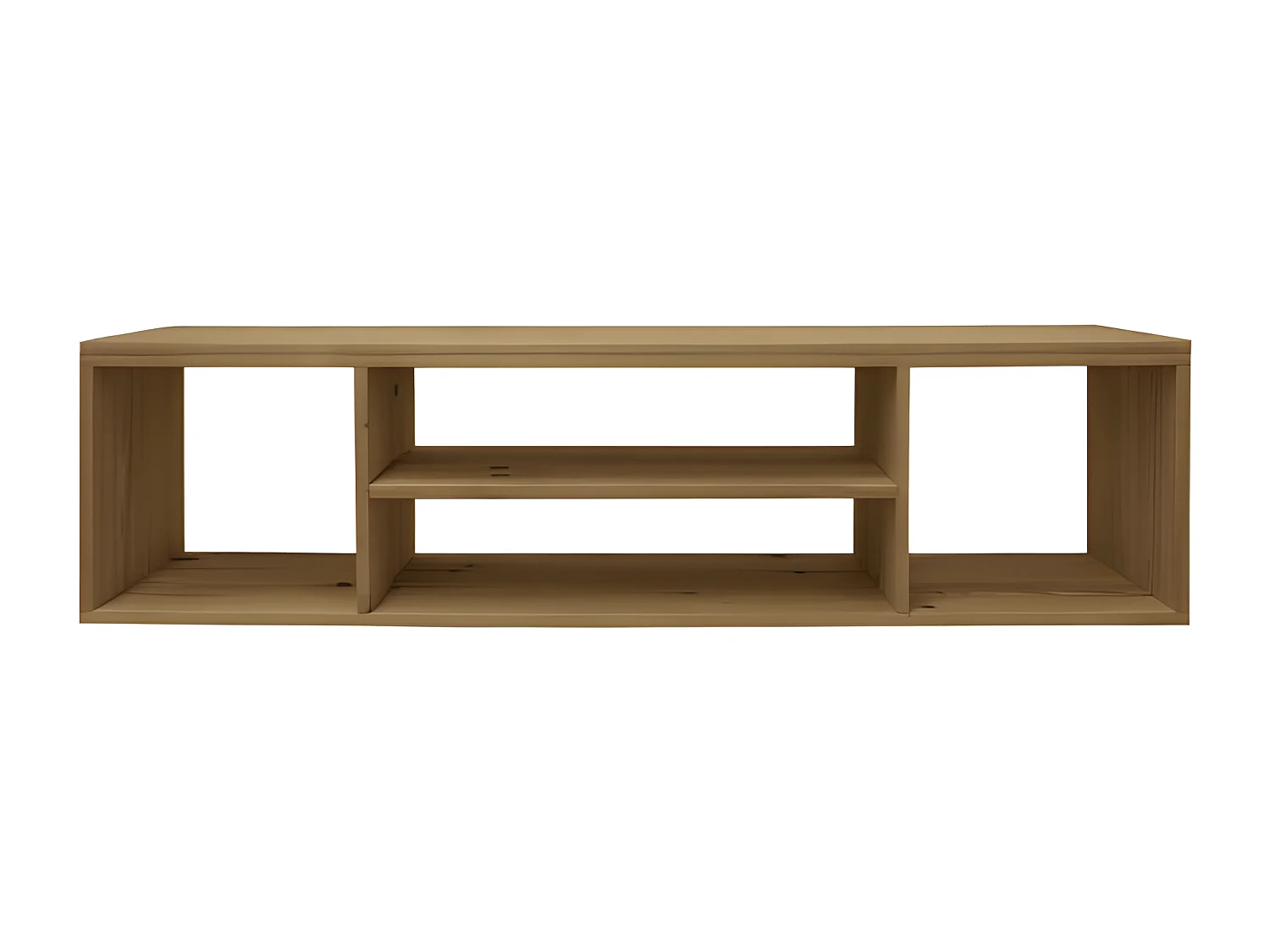 Meuble en bois de pin couleur vieilli 160x40cm - HERA - DECOWOOD